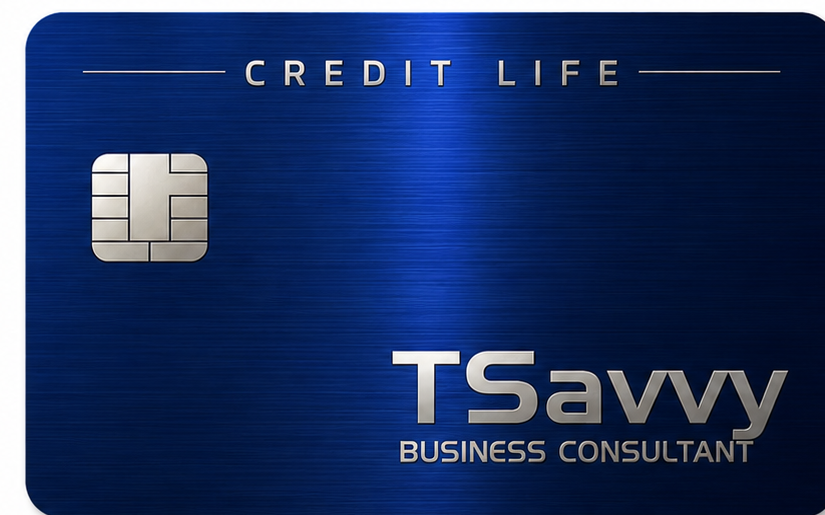 Credit Life TSavvy deep blue card